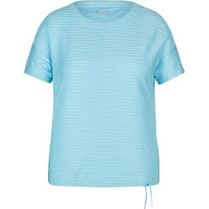 Rabe T-shirt blauw (Maat: 38) - Effen - Halslijn: Ronde hals,