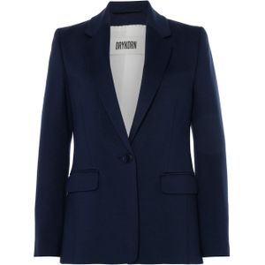 Drykorn Dames blazer blauw (Maat: 38) - Effen