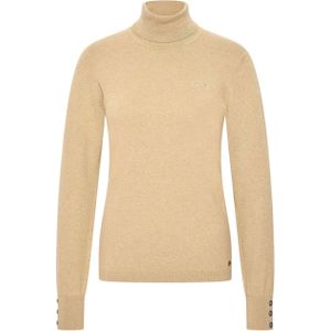 HV Society Dames coltrui beige (Maat: 38) - Effen - Halslijn: Col,