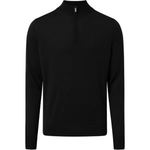 STRELLSON - Marek - Trui - Zwart - Wol - Halve Rits
