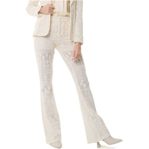 Liu Jo Pant.pizzo h.w. broek ecru (Maat: 42)