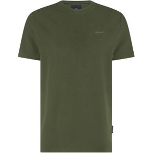 State of Art Heren t-shirt groen (Maat: S) - Effen - Halslijn: Ronde hals,