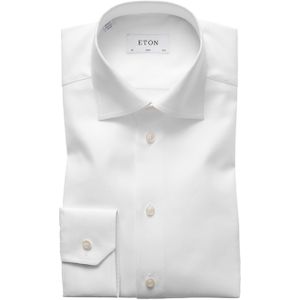 ETON Heren overhemd lange mouw wit (Maat: 39)