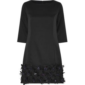 Bruuns Bazaar Dames jurk zwart (Maat: 36) - Halslijn: Boothals,