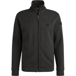 PME Legend Vest zwart (Maat: 2XL) - Effen - Halslijn: Opstaande kraag,