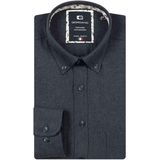 Giordano - Overhemd - Blauw - Lange Mouw - Effen