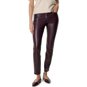 Cambio Ray 5-pocket broek bordeaux (Maat: 38-30) - Effen