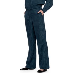 Geisha Denim flowers broek blauw (Maat: XS)