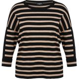 Via Appia Due - Top Lange Mouw - Zwart - 2514871