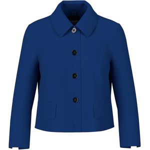 Marc Cain Additions Jas blauw (Maat: 44) - Effen