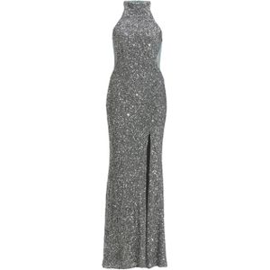 Cocktailjurk - Pailletjes - Zwart - Polyester