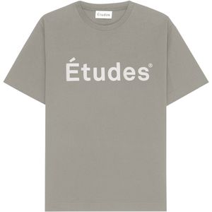 Études T-shirt grijs (Maat: M) - Tekst - Halslijn: Ronde hals,