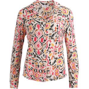 Enjoy Blouse multicolor (Maat: M) - Halslijn: Kraag,