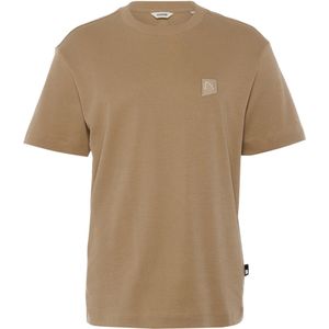 Chasin' T-shirt bruin (Maat: L) - Tekst - Halslijn: Ronde hals,