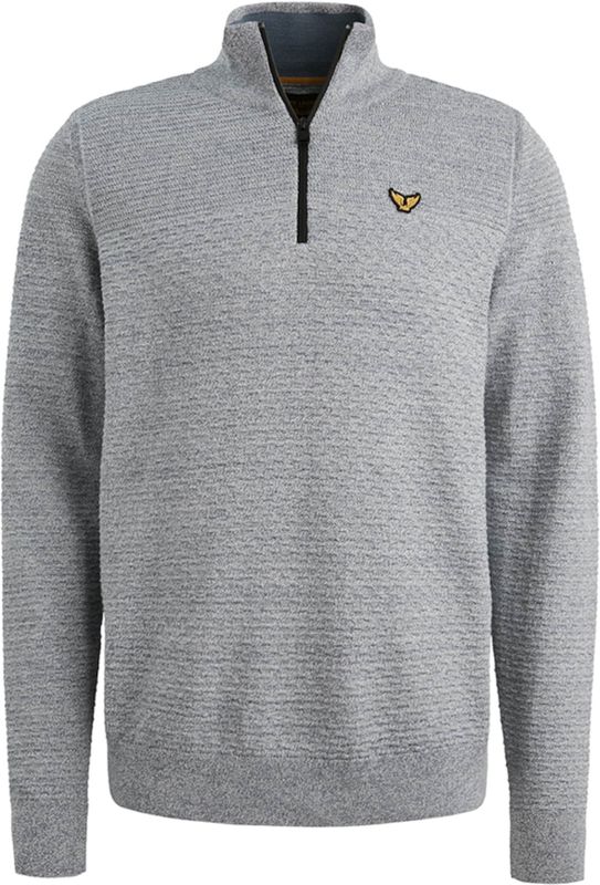 PME Legend Trui blauw (Maat: S) - Halslijn: Polokraag,