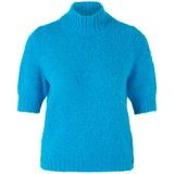 Marc Cain - Gebreide Pullover - Dames - Slim Fit - Opstaande Kraag - 1/2-Mouwen