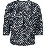 Betty & Co - Blouse met Print - Blauw - Dames