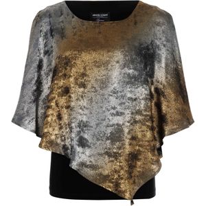 Frank Lyman Blouse goud (Maat: 50) - Halslijn: Ronde hals,
