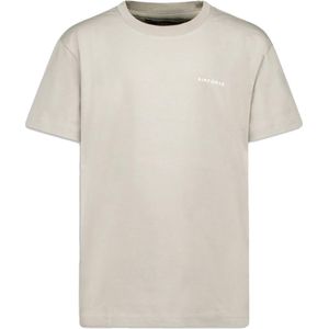 Airforce Jongens t-shirt beige (Maat: 140) - Effen - Halslijn: Ronde hals,