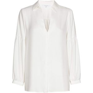 Xandres Blouse ecru (Maat: 44) - Effen - Halslijn: Kraag,