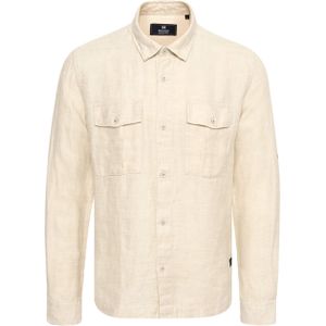 Matinique Overhemd korte mouw beige (Maat: XL) - Effen