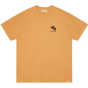 Revolution T-shirt oranje (Maat: 2XL) - Tekst - Halslijn: Ronde hals,