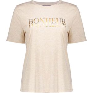 Geisha - Bonheur 52831-41 - T-shirt - Beige Melange