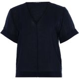 Bordeaux boxy fit blouse