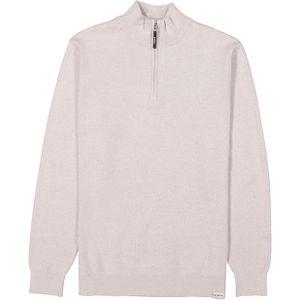 GARCIA - Gebreide Trui - Bruin - Opstaande Kraag - Lange Mouwen