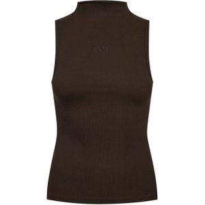 Cph Muse - 206853 CMSIV-TO - Top zonder Mouw - Cognac