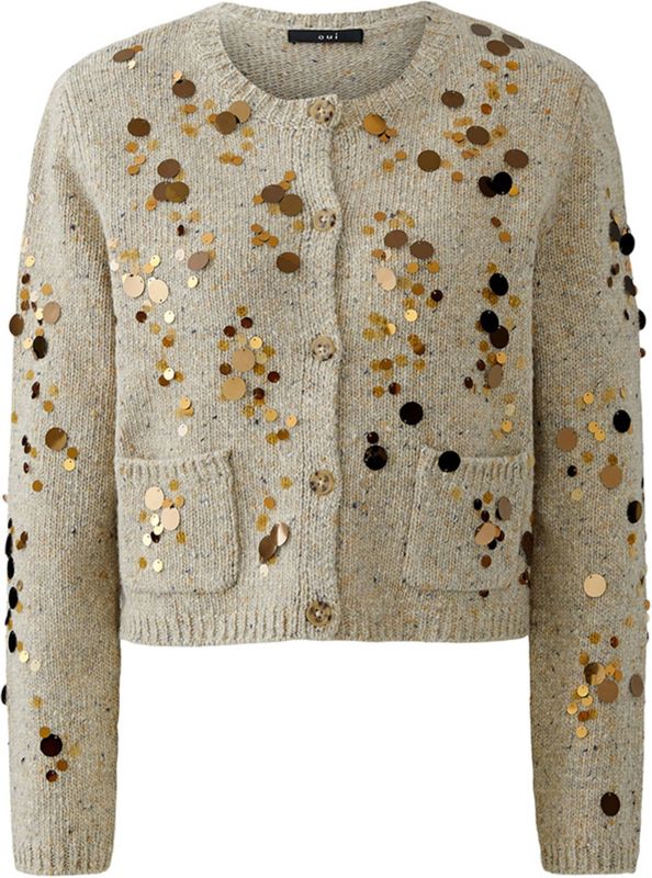 Oui - Jasje 0090797 - Ecru - Jassen