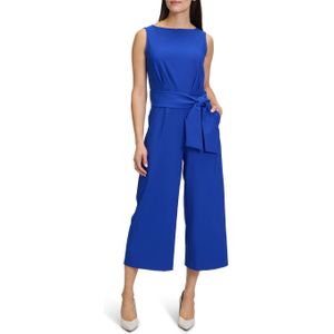 Betty Barclay jumpsuit blauw (Maat: 48) - Effen - Halslijn: Ronde hals,