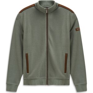 Sweatjack met opstaande kraag, model 'Selanik'