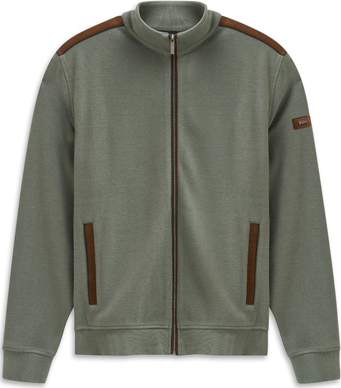 Sweatjack met opstaande kraag, model 'Selanik'