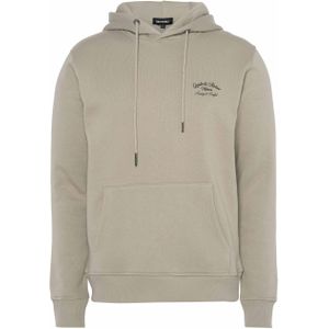 Quotrell Hoodie beige (Maat: L) - Tekst - Halslijn: Capuchon,