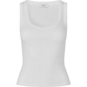 Envii Dames top wit (Maat: L) - Effen - Halslijn: Ronde hals,