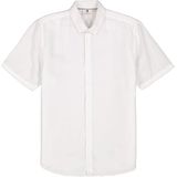 Garcia Overhemd korte mouw wit (Maat: L) - Effen