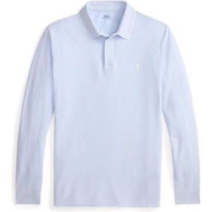 Ralph Lauren Heren trui blauw (Maat: M) - Effen - Halslijn: Polokraag,