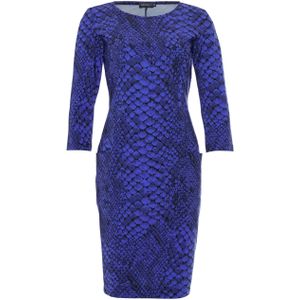 MOQ Dames jurk paars (Maat: 46) - Halslijn: Ronde hals,