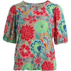 Enjoy T-shirt multicolor (Maat: 2XL) - Halslijn: Ronde hals,