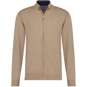 For Fellows Vest beige (Maat: L) - Mélange - Halslijn: Opstaande kraag,