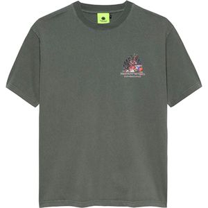 New Amsterdam T-shirt groen (Maat: XS) - Fotoprint - Halslijn: Ronde hals,