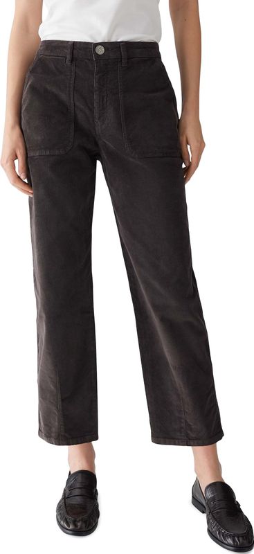 OPUS Lissie babycord broek bruin (Maat: 42-26) - Effen