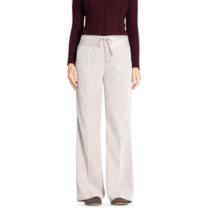 Cambio Ava double jogg L32 broek grijs (Maat: 42-32) - Effen