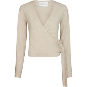 Neo Noir Dames vest beige (Maat: 38) - Effen - Halslijn: V-hals,