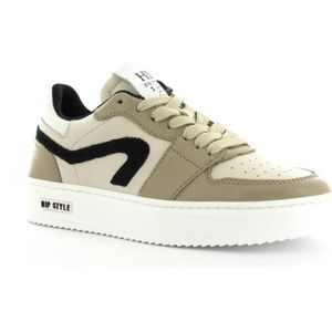 Hip jongens veterschoenen beige (Maat: 35 EU)