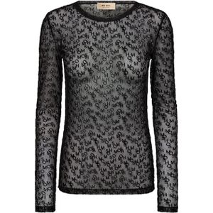 MOS Mosh - Blouse - Zwart - Lange Mouwen - Dames