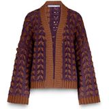Summum Woman - Chunky Knit Cardigan - Veelkleurig - Dames