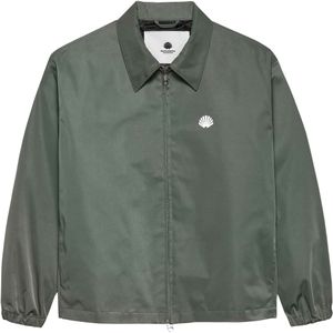 New Amsterdam Heren jas groen (Maat: S) - Logo