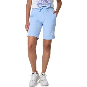 Enjoy travel uni korte broek blauw (Maat: S) - Effen